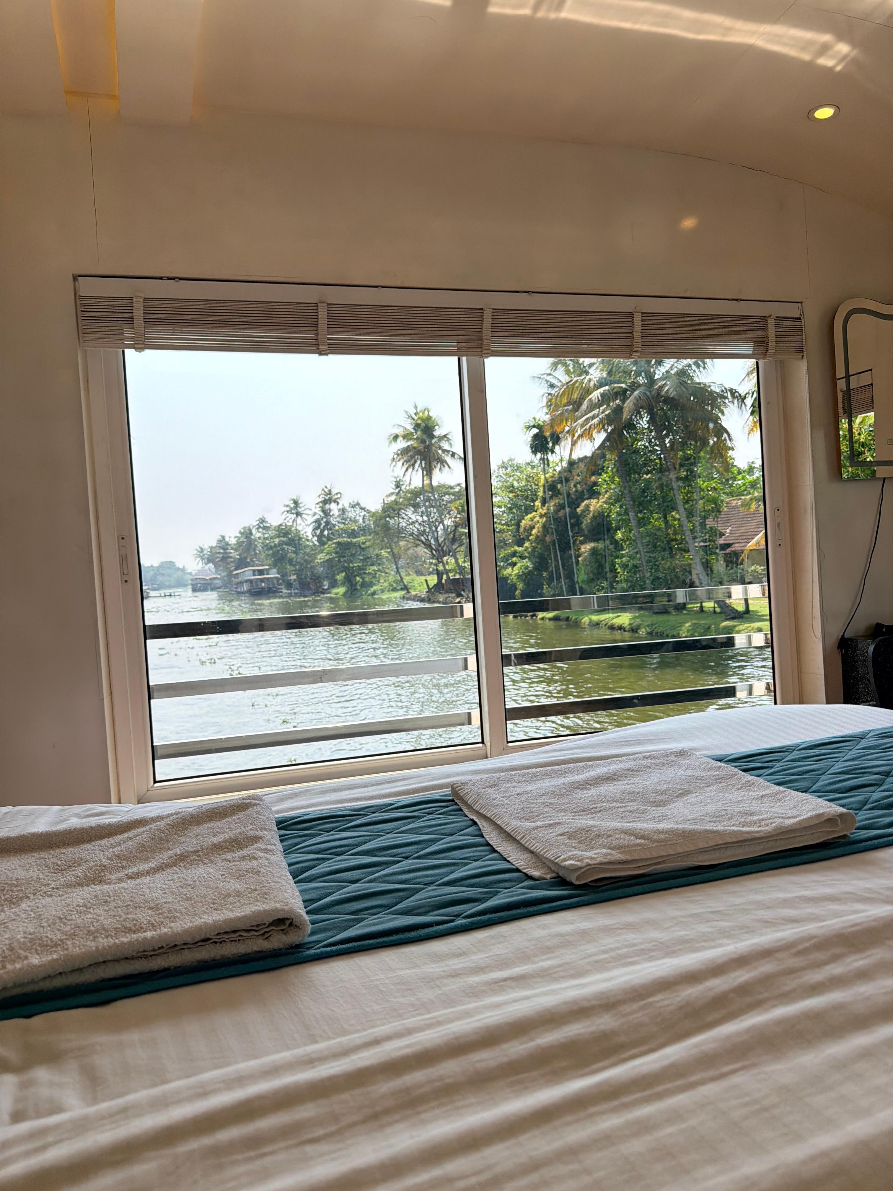 Room with double windows.