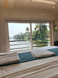 Room with double windows.