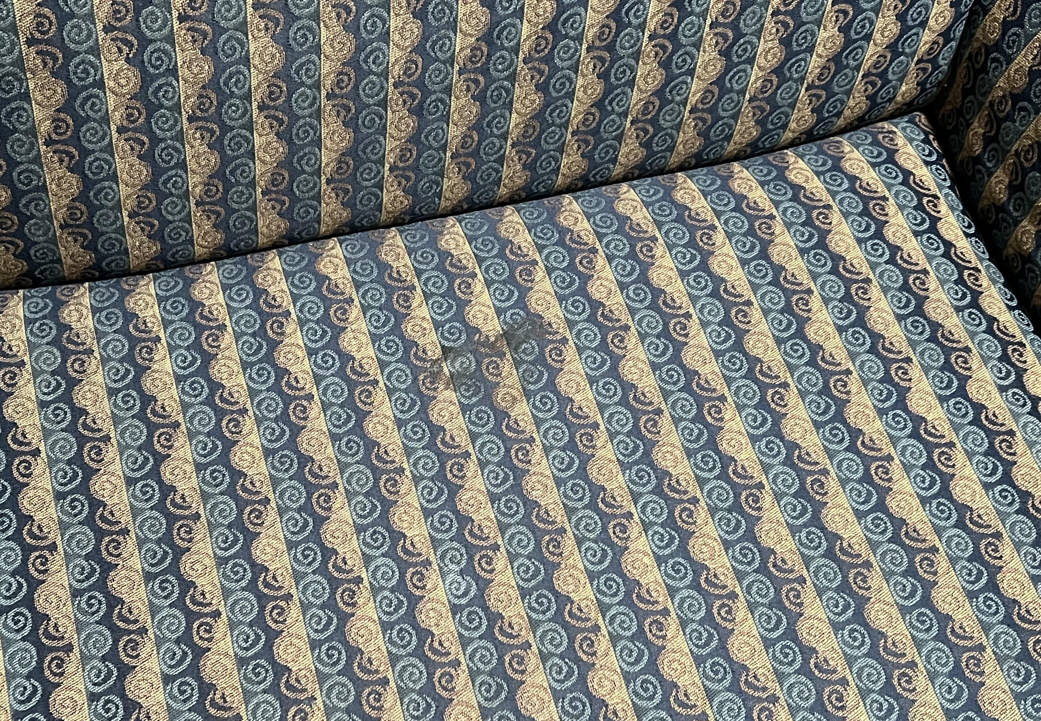 Stained Sofa (chair seat was also stained)