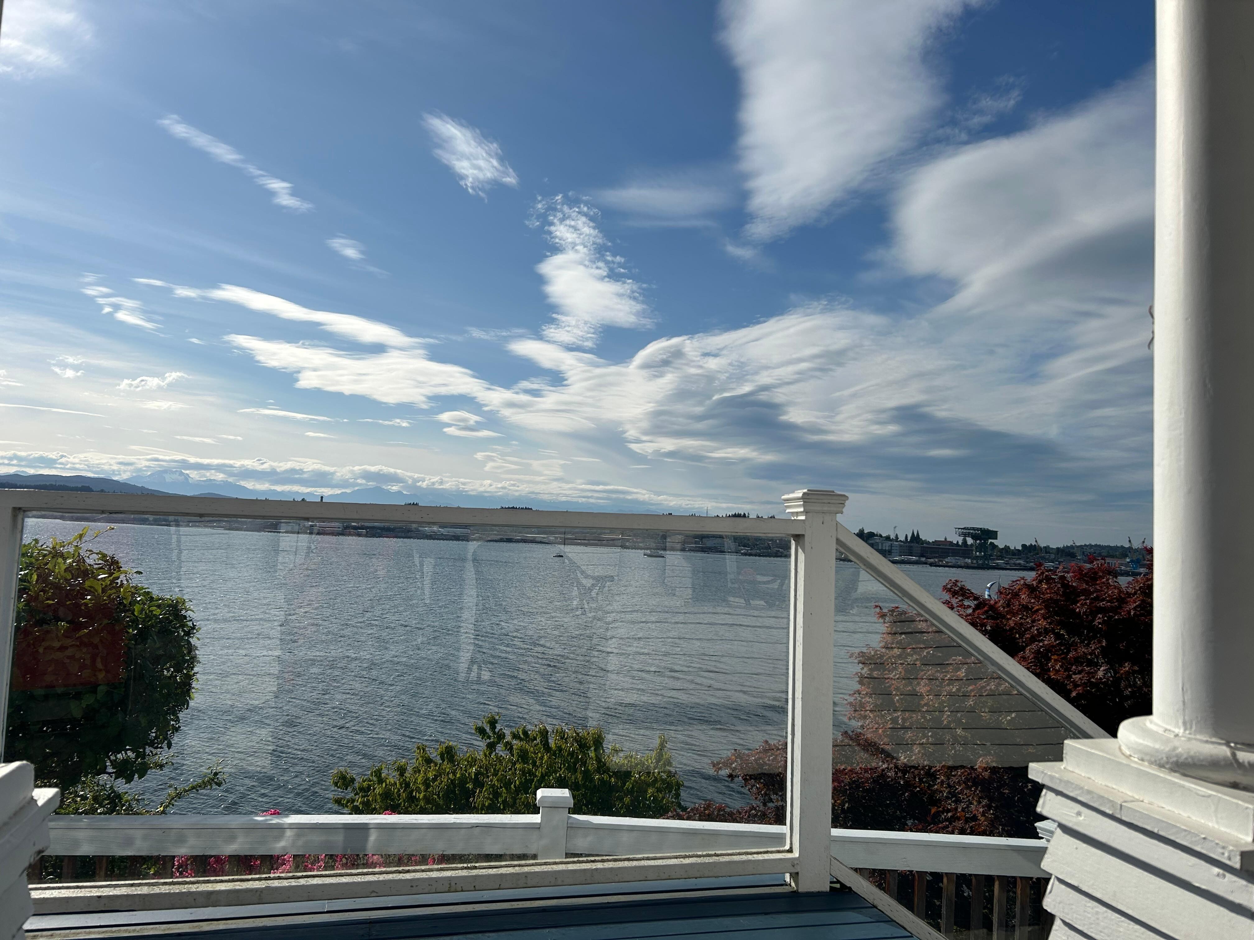 View off the back porch