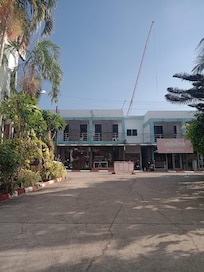 We stayed across the street in a jr suite with a balcony facing the street- great people watching spot!