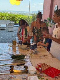 Cooking class at the villa