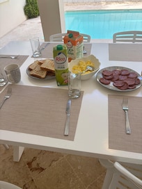 Melida homemade traditional breakfast