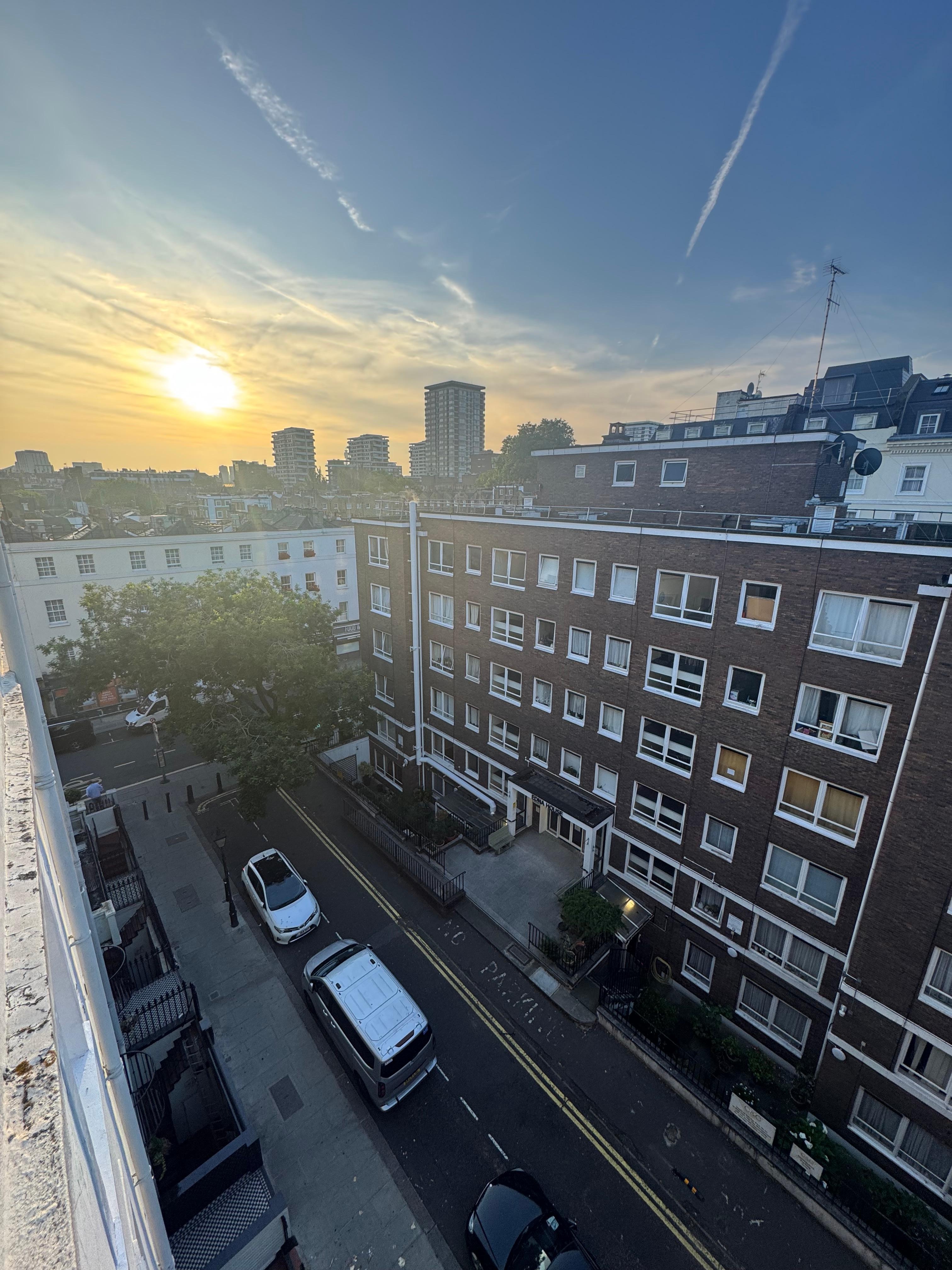 Views of peoples bedrooms in the opposite buildings 
