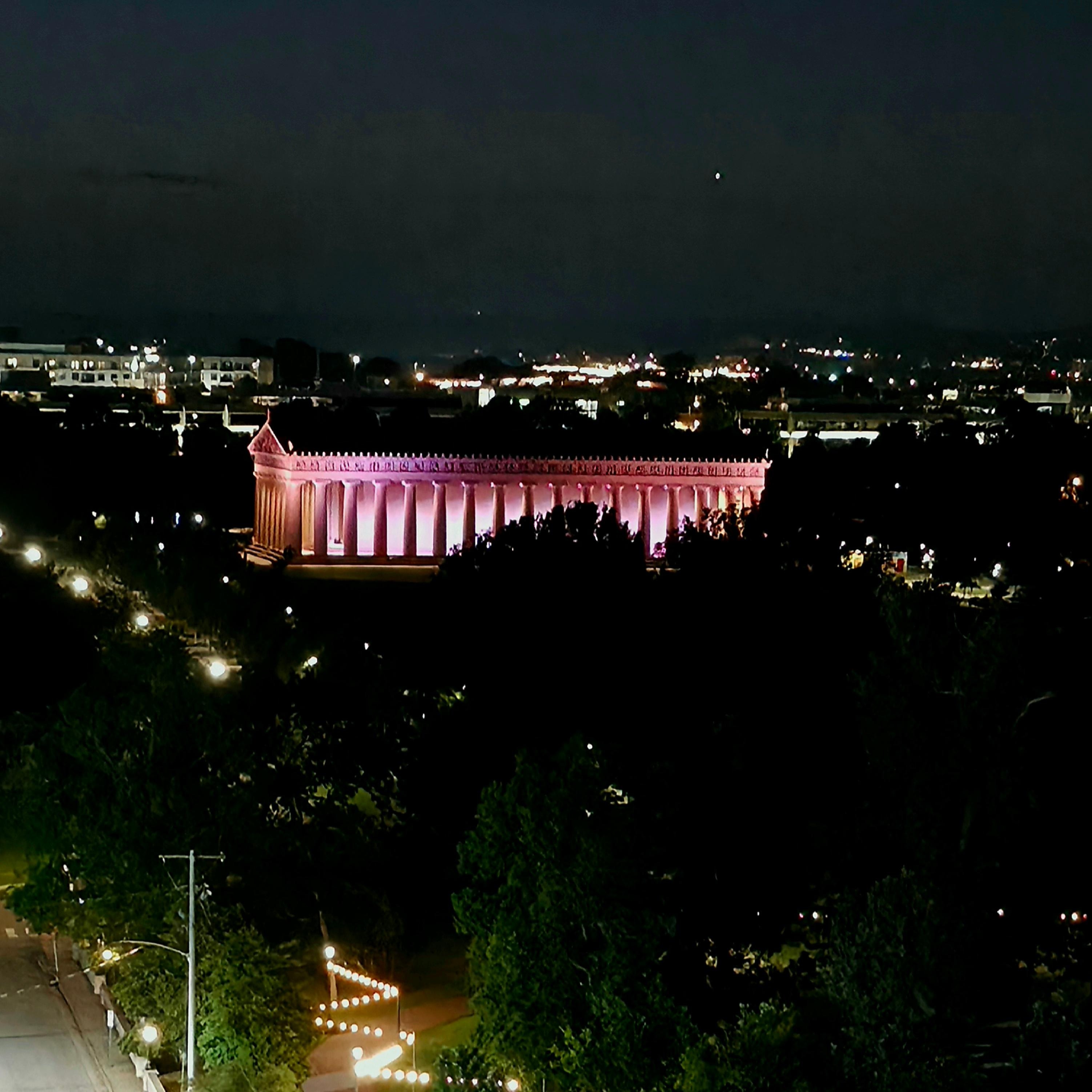 Nighttime view