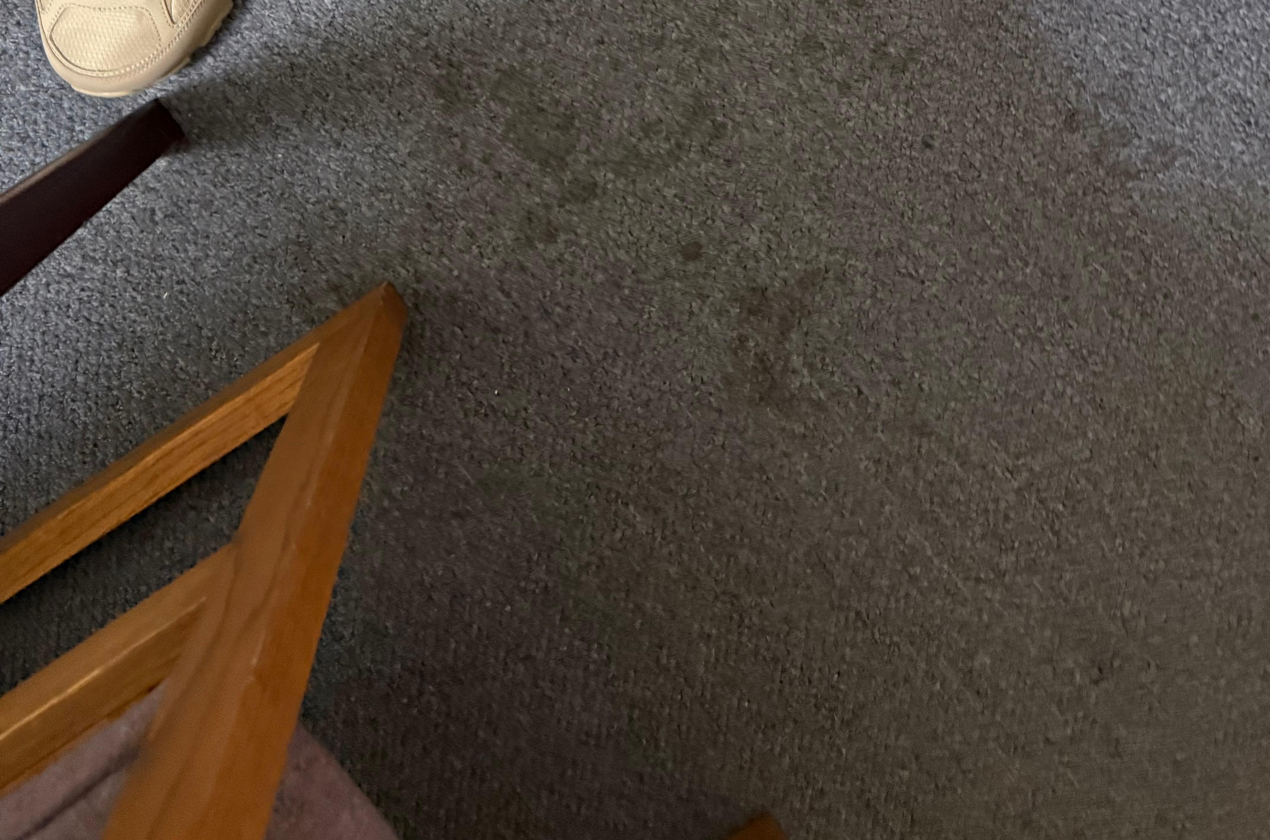 Stains by the TV