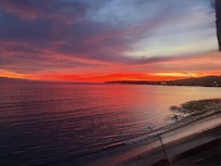 sunset over Bucerias (from balcony)
