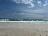 Beach across the street from Tristan Tower