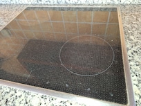 Schmutziger Außenherd