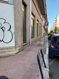 Corner of street (empty store)