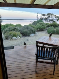 Sunset with friends on the front verandah