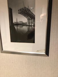 Picture water stained in corner????