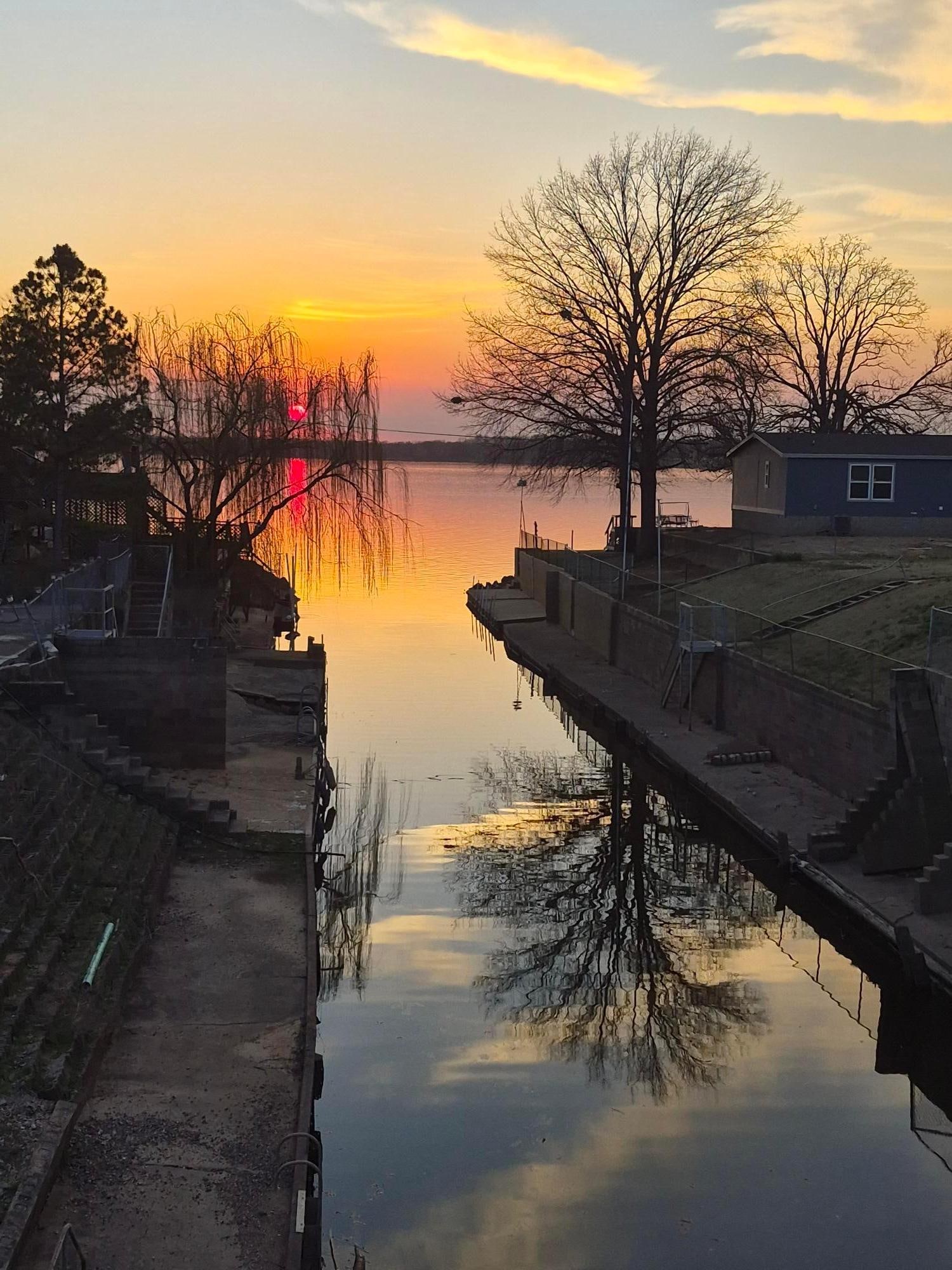 Several sunsets from the docks in back of the tiny house. Absolutely beautiful 