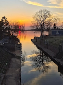 Several sunsets from the docks in back of the tiny house. Absolutely beautiful