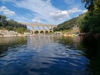 Pont du Gard vom Kanu aus