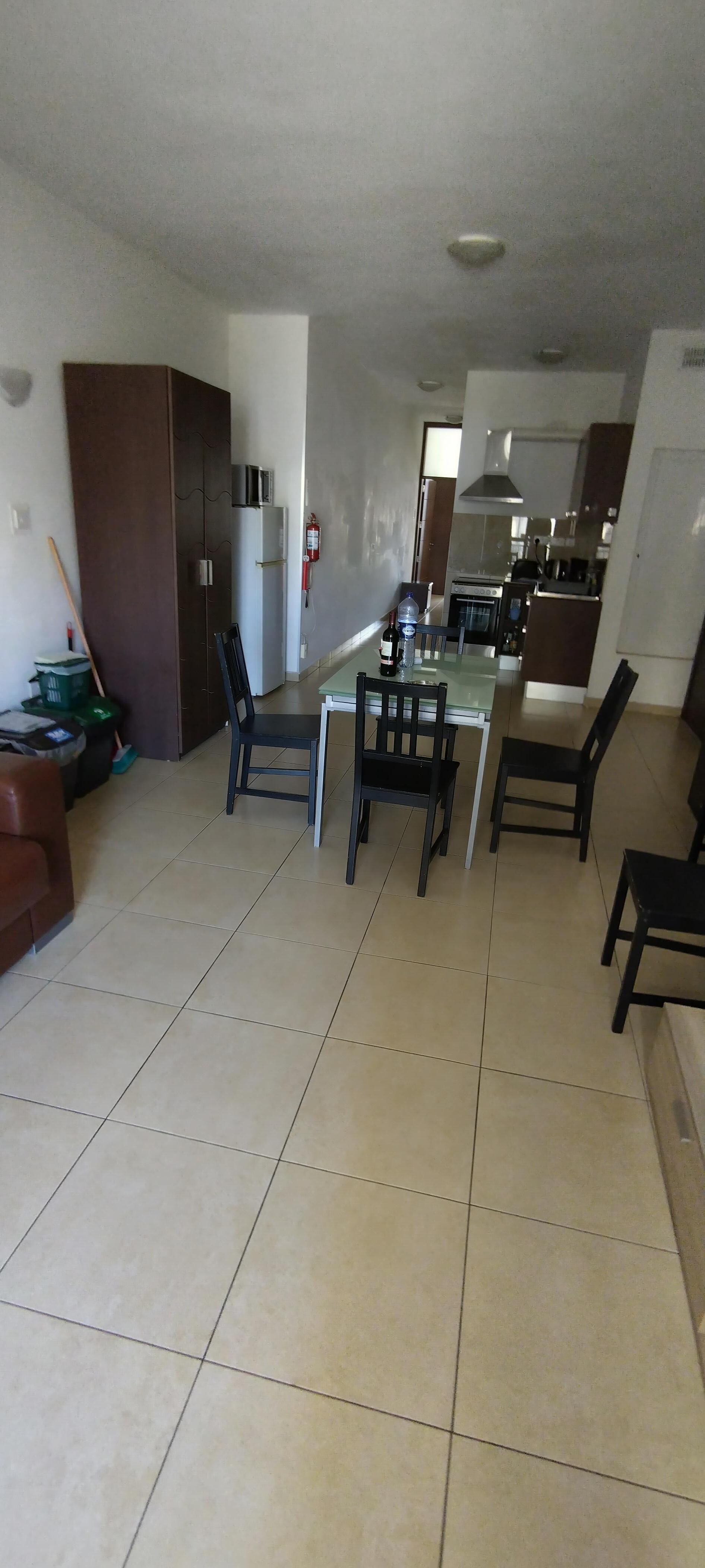 Living room and kitchen