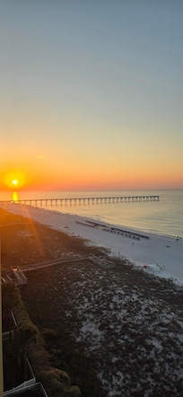 Balcony sunrise view