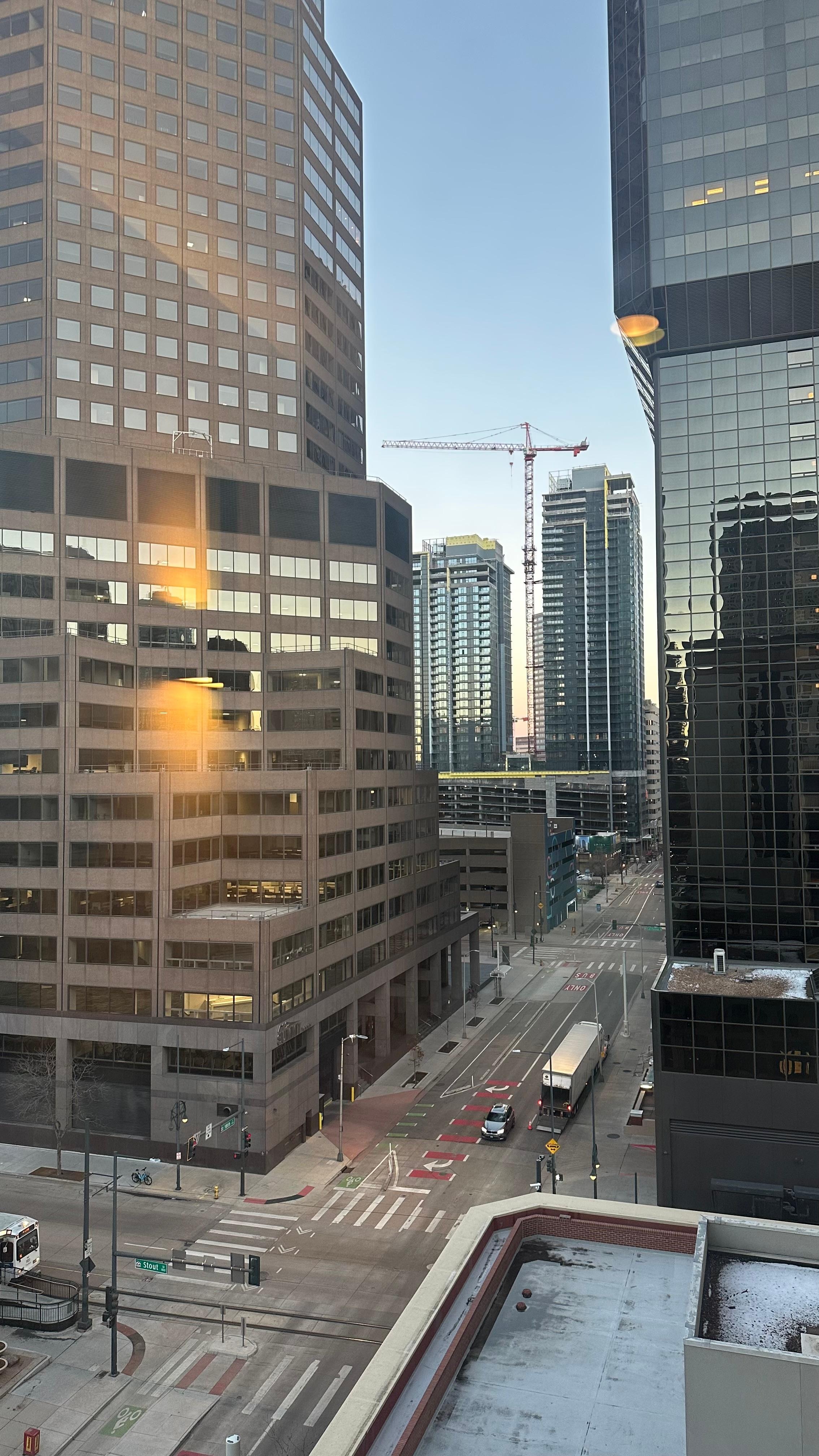 Vista desde la habitación.