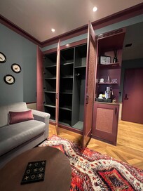 Lots of storage space. Beautiful separate living room area.