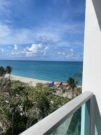 This was our partial ocean view room . Great view!