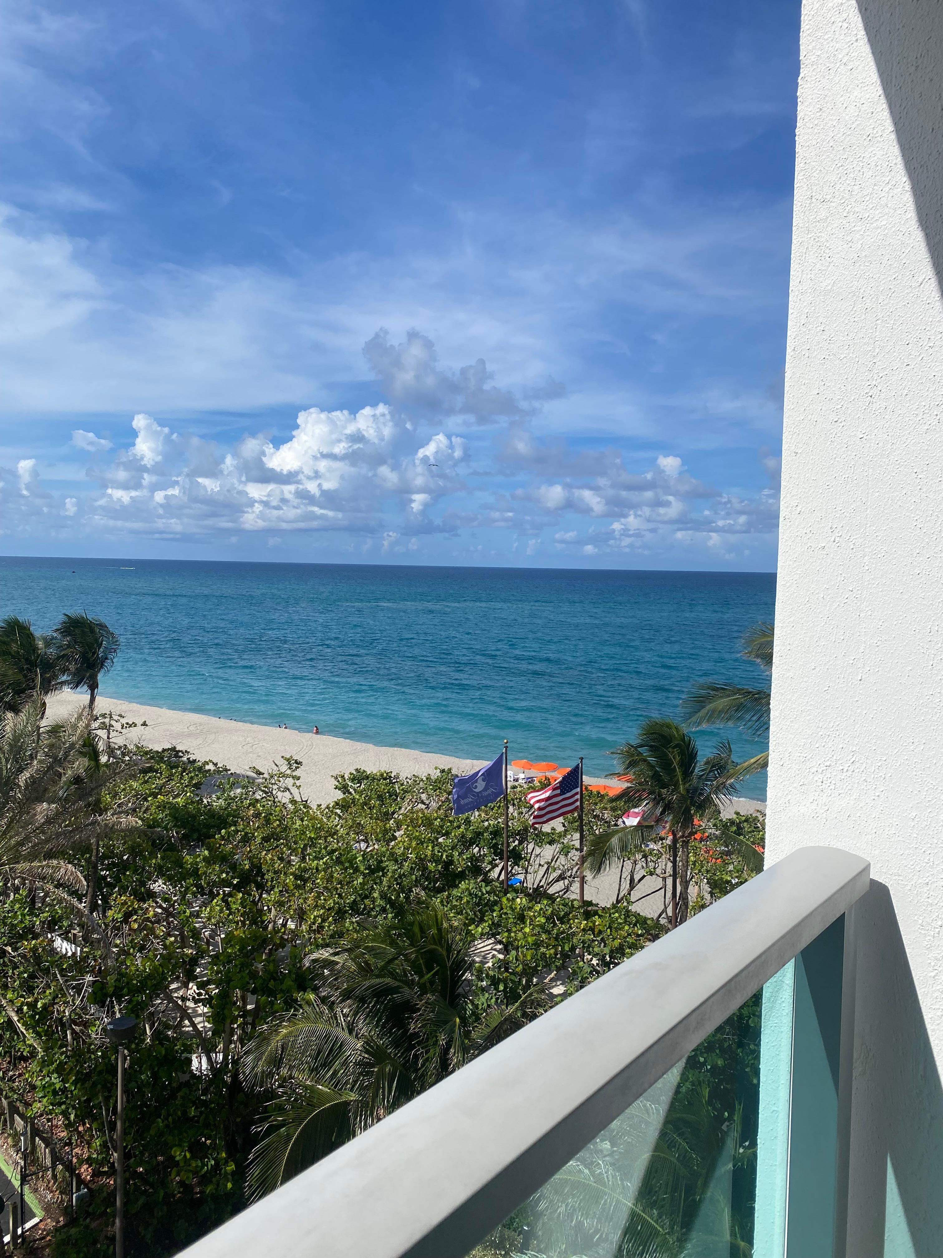 This was our partial ocean view room . Great view! 
