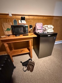 In the hallway of bedroom one