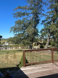 View from the back porch