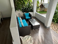 Sitting area at unit