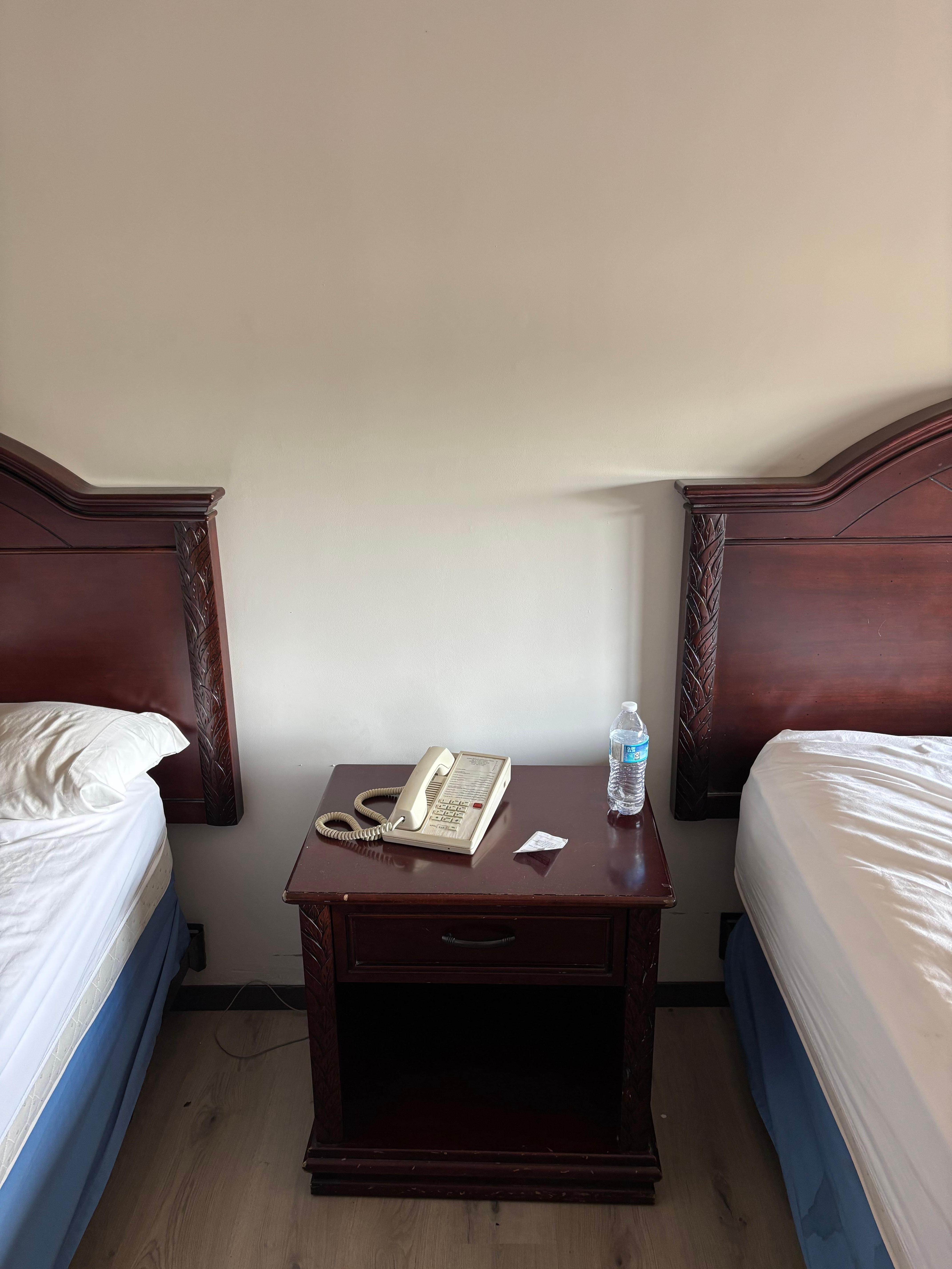 No lamps, outlets, etc.
