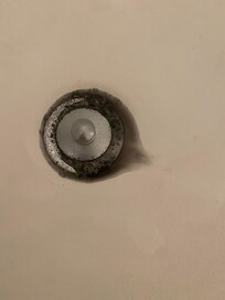 This is the situation in the bath tub.