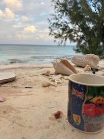 Enjoy the beautiful view and warm breeze while you drink your morning coffee.