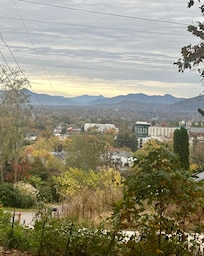 Mountain View over Asheville.
