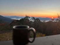 Sunrise view from deck