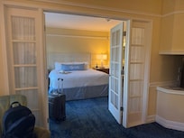 King suite - separate bedroom with TV