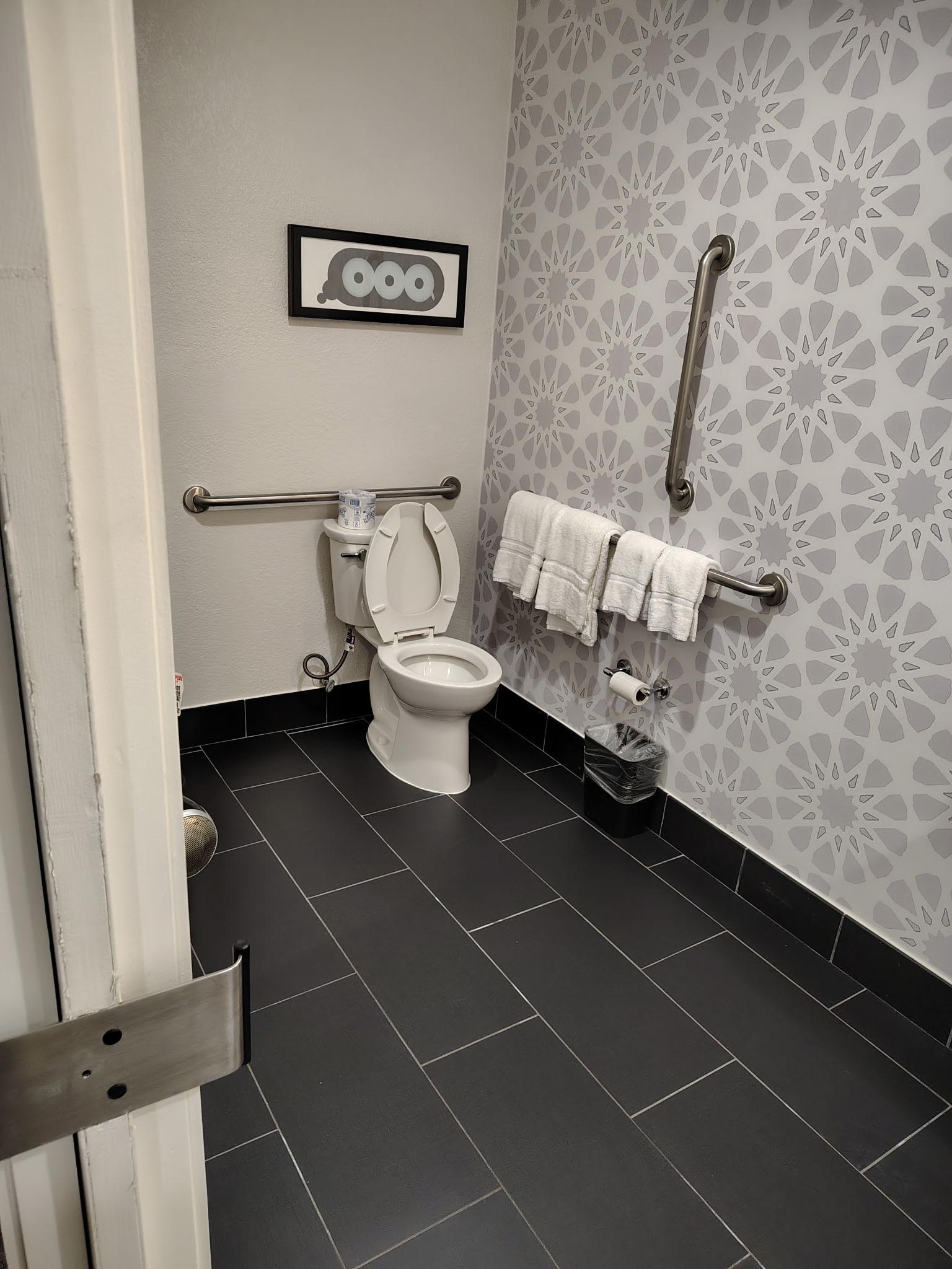 Very clean and fresh smelling bathroom!