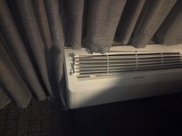Air conditioner grate was broken and unit dirty