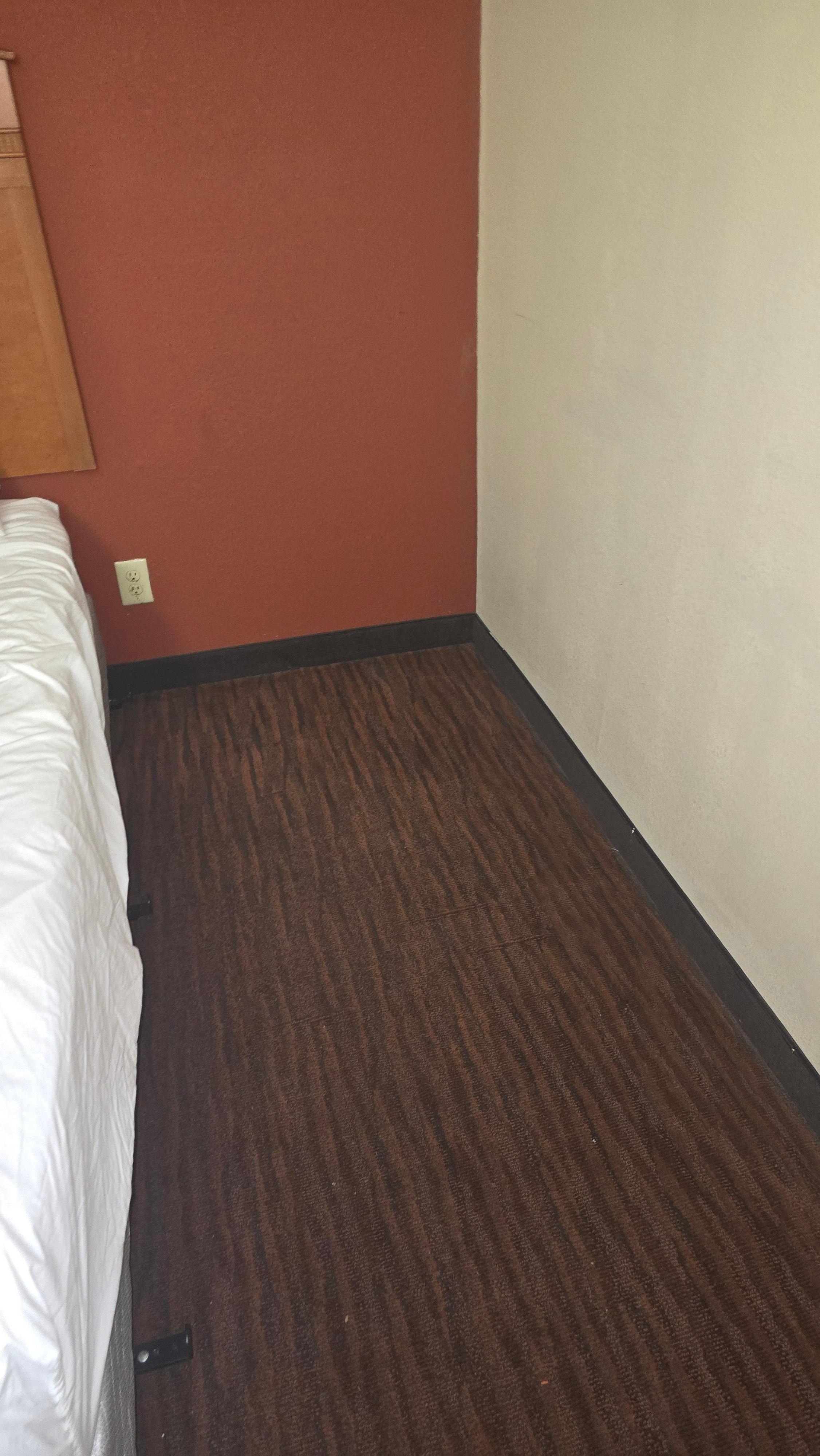 Needs a night table and possibly a lamp here