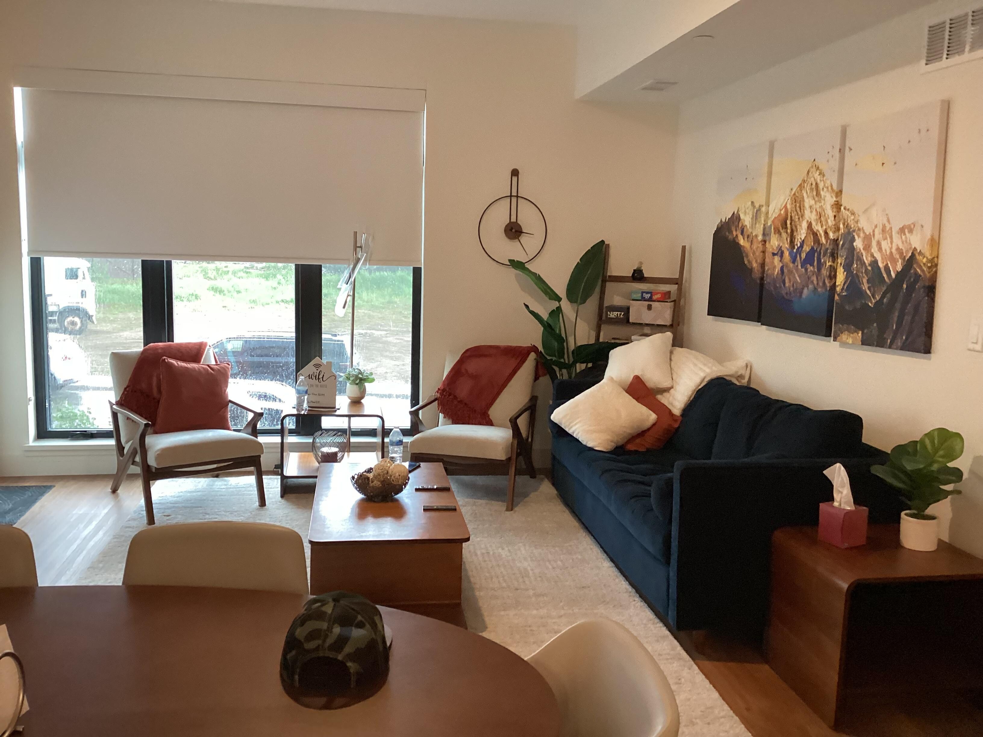 The living room