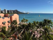 Daytime view of Diamondhead from our room