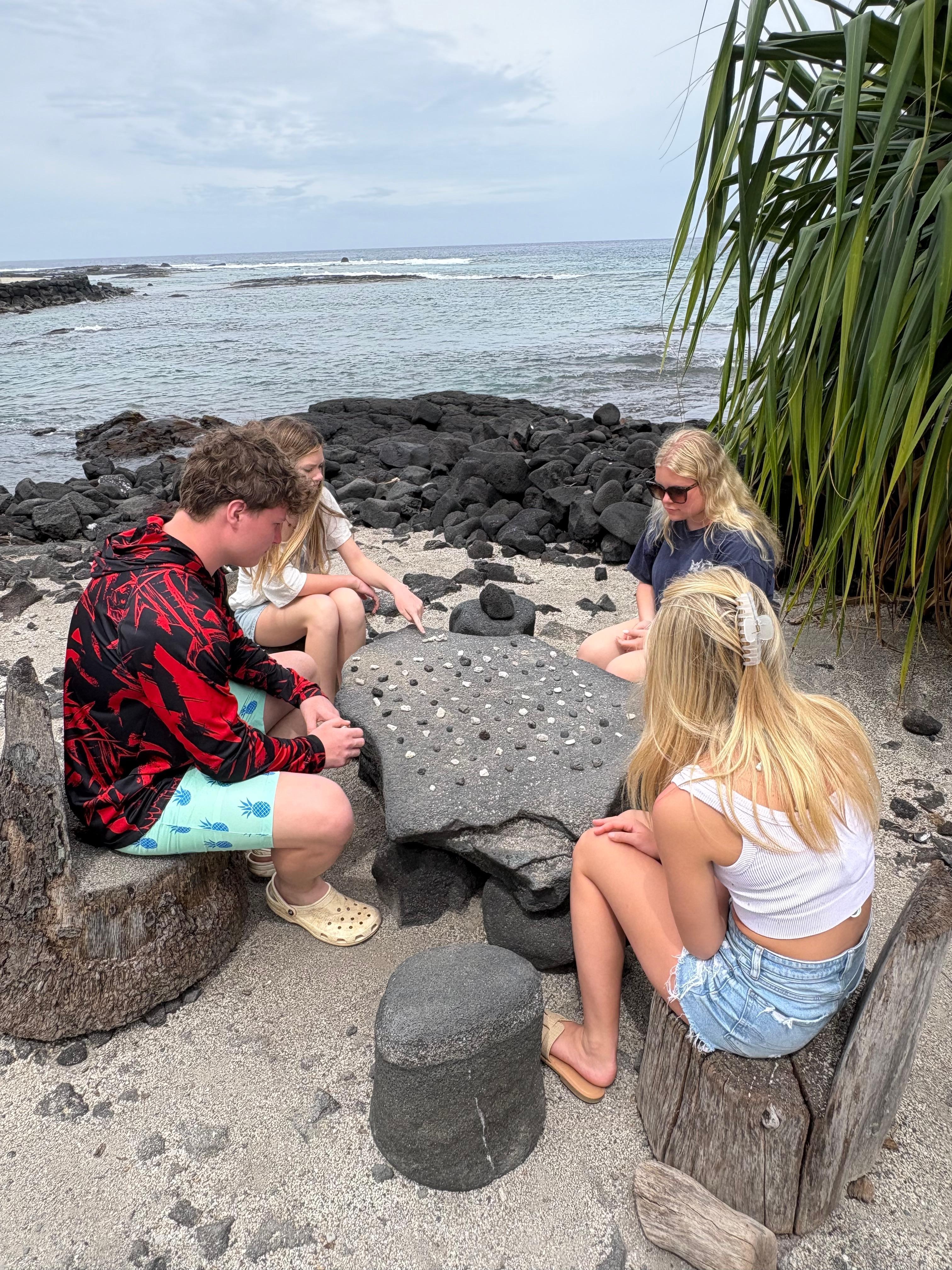 Grandkids enjoying the pool. 