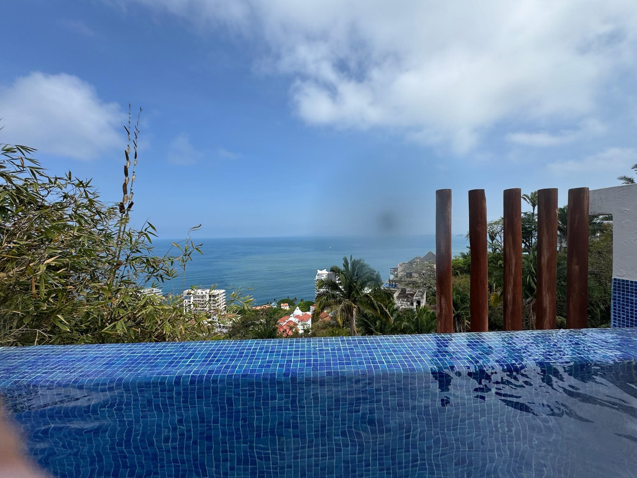 View from the pool.  Would have loved to upload videos because we took more of those.