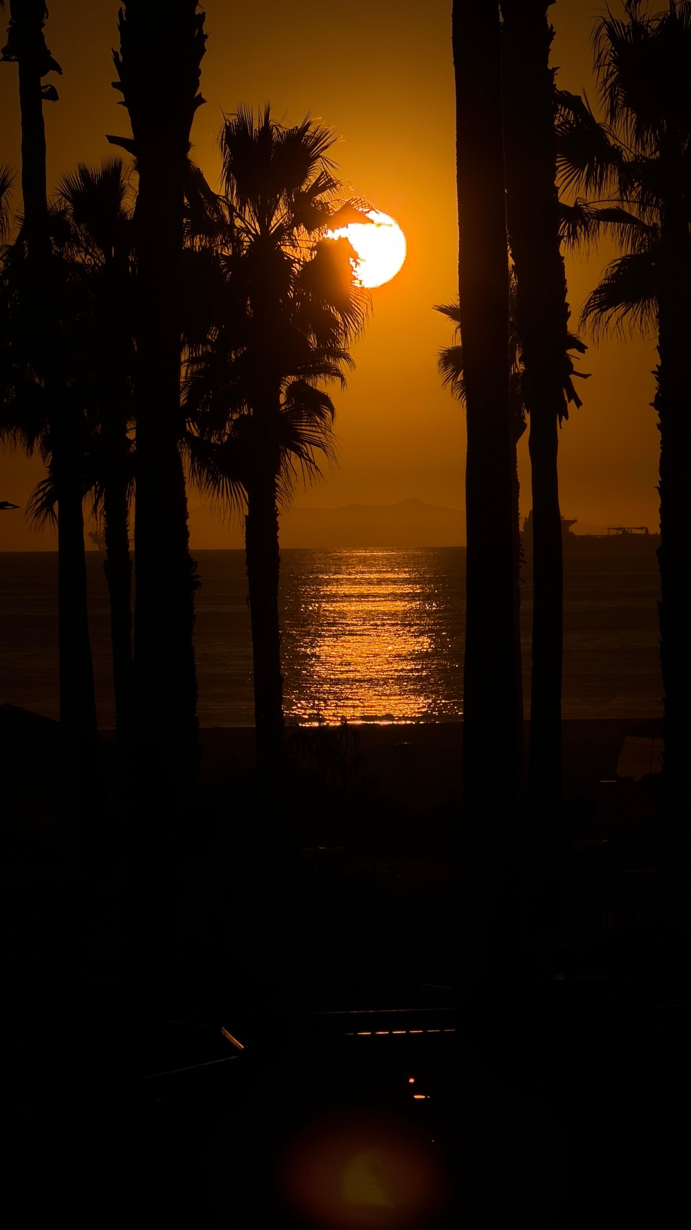 Sunset from our balcony