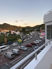 The view from the roof was lovely during happy hour.