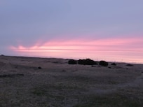 Sunset from the hot tub.