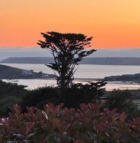 Evening view from the garden.