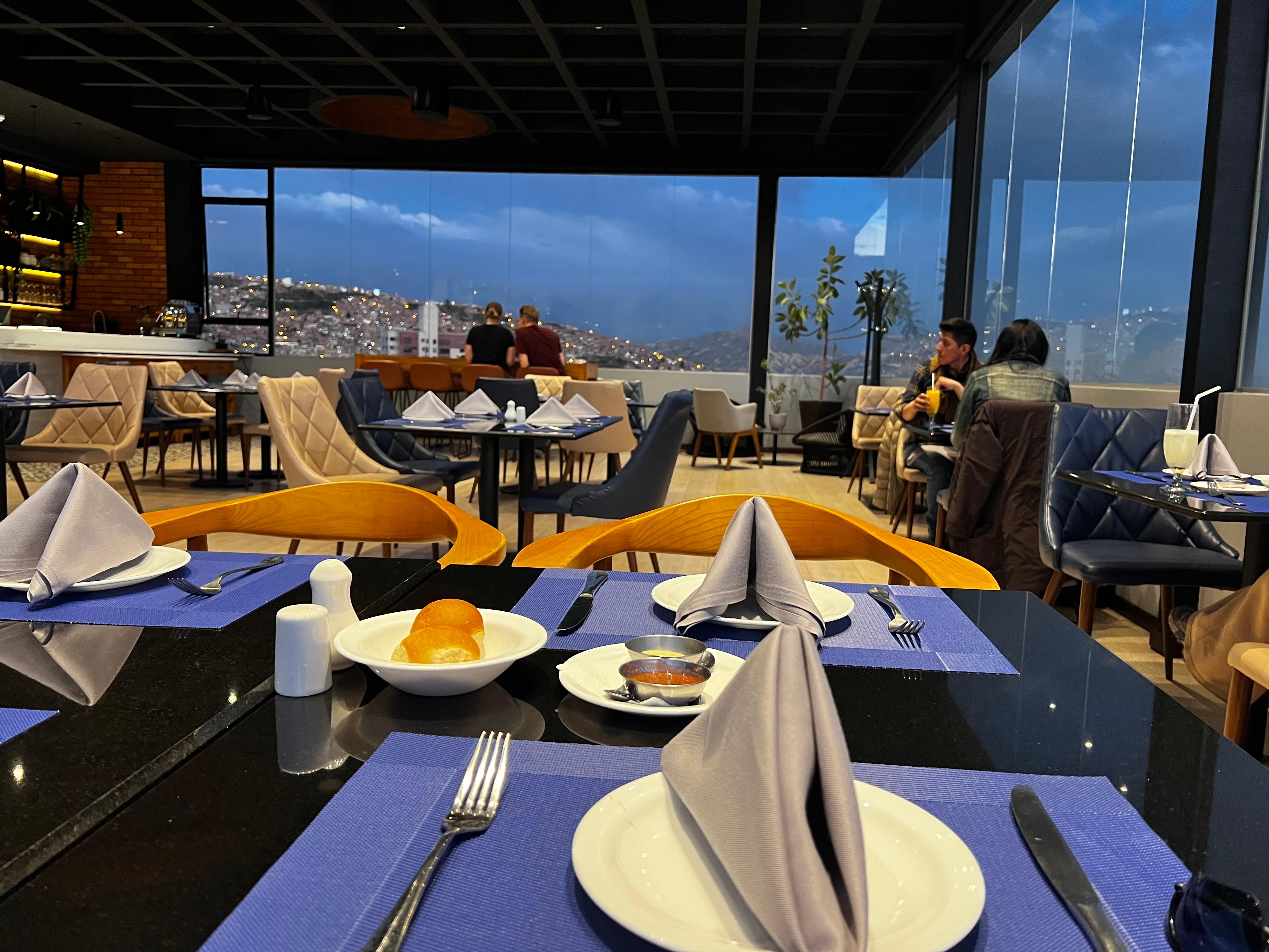 Panorama from restaurant 