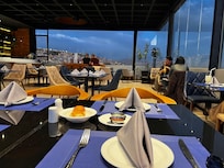 Panorama from restaurant