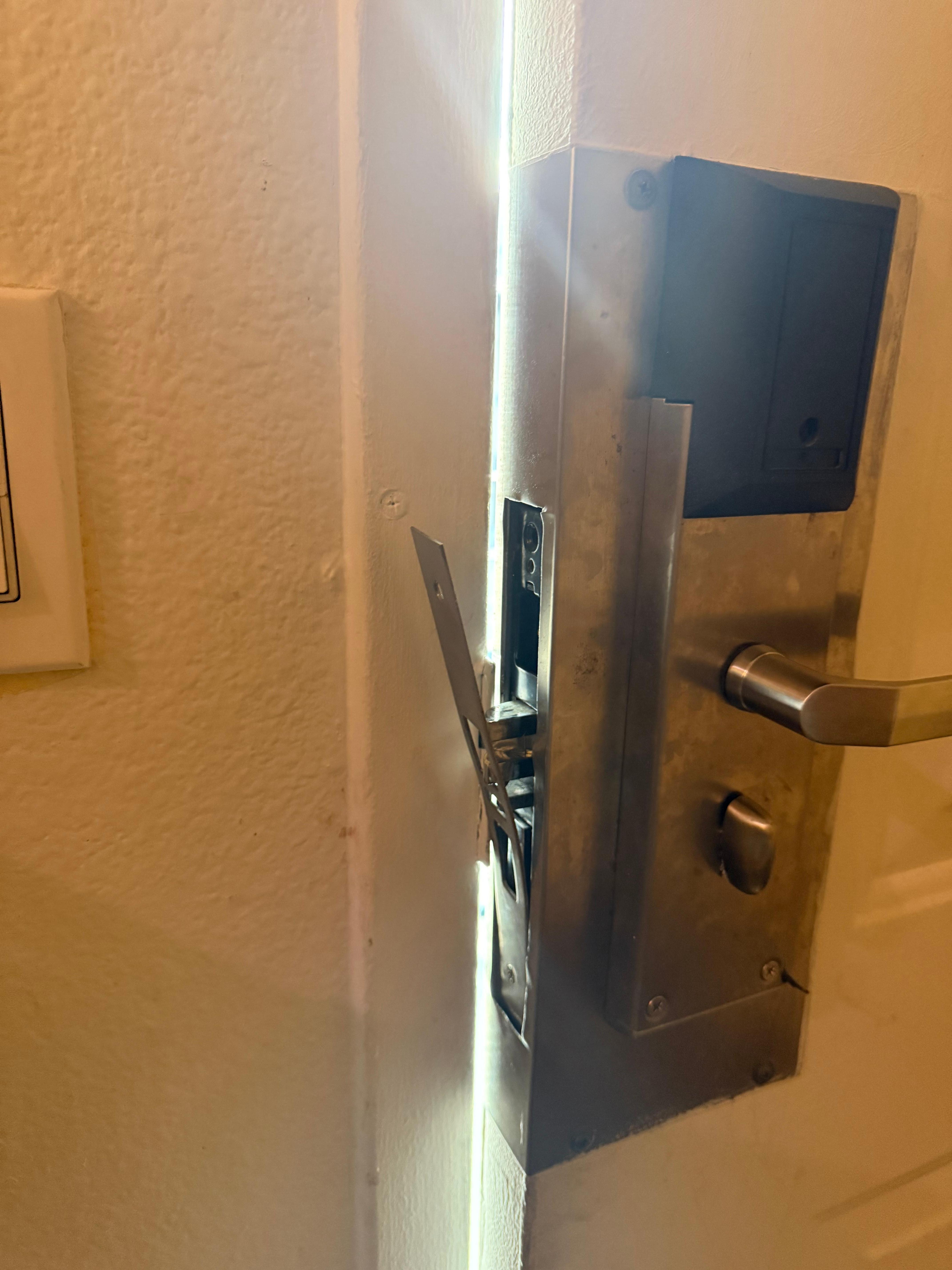 Door Misalignment & Hardware Damage