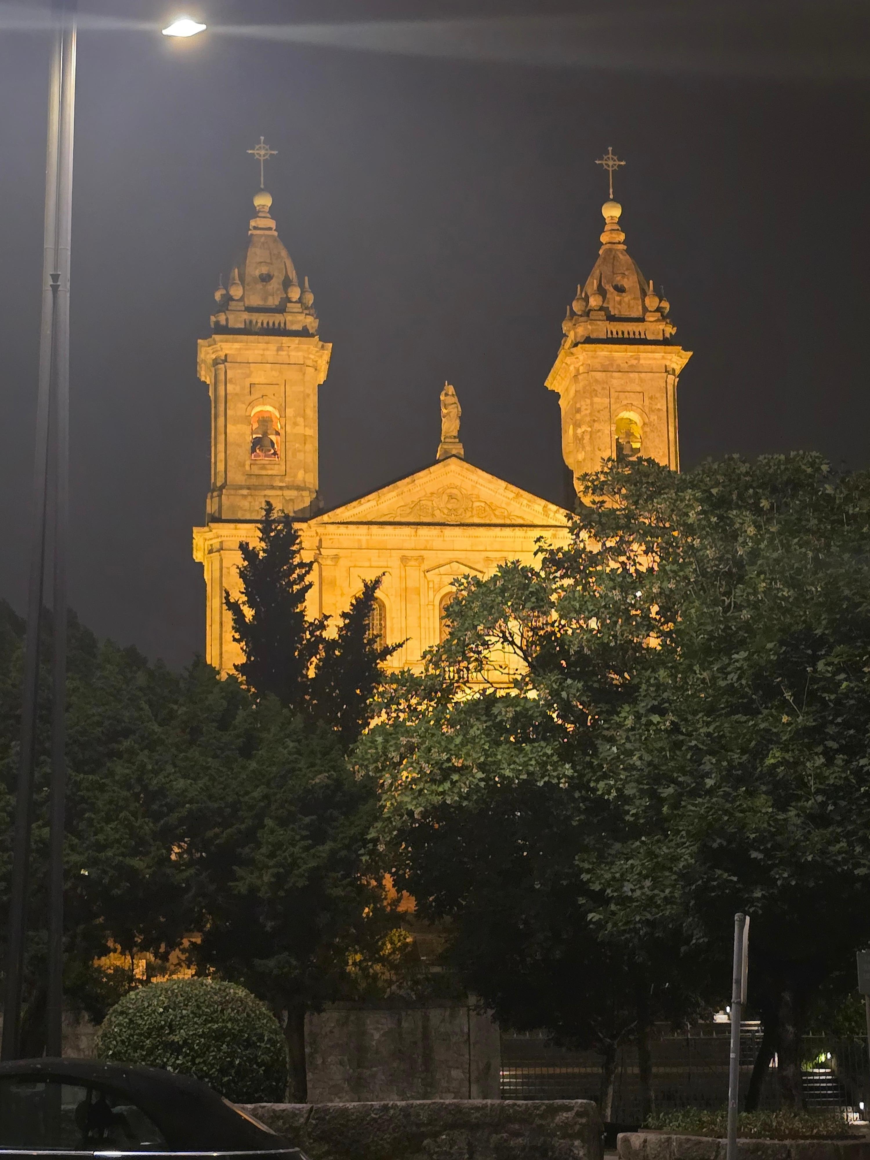 View to the church