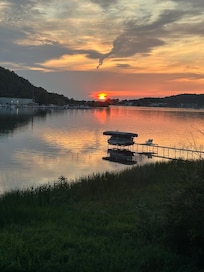 Just one of the beautiful sunsets from your house.